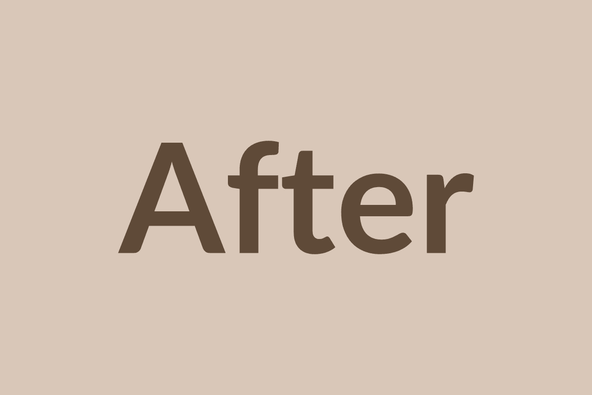 After treatment (placeholder)